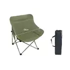 Outdoor folding chair camping moon chair army green