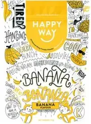 Happy Way Whey Protein Powder Banana 1kg