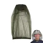 Mosquito Head Net Face Mesh Cover, Anti Bee Bug Gnat Insect Fly Mask Hat Netting