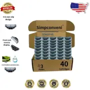 40 MACH3 Compatible Razor Blade Refills for Sensitive Skin - All-Day Smoothness