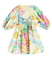 [Molo] Molo Caio floral ruffled cotton dress Y 11/12 multicoloured