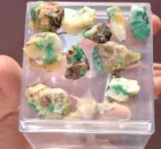 257.15 CT Natural Green Emerald Lot From Swat Pakistan