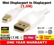 Mini DP Thunderbolt to DisplayPort M/M Cable 1.8M For MacBook Air Surface Pro 6