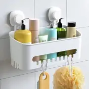 Suction Cup Shower Caddy - No Drilling Removable Shower Durable Shower Caddy