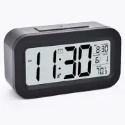 Nightlight Digital Alarm Clock Creative Smart Bedside Desk Table Electronic