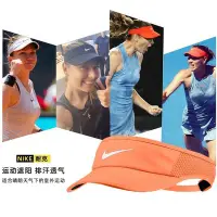 在飛比找Yahoo!奇摩拍賣優惠-【熱賣精選】Nike空頂帽男女夏季速干遮陽帽戶外運動網球跑步