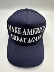 Official Make America Great Again Trump Cali Fame 45-47 Blue Snapback Hat Cap