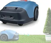 Robotic Lawnmower, Intelligent Robot Lawn Mower with Charging Station, 20 to 55 mm Cutting Height and 33% Slope, Automatic Robot Grass Cutter with APP Control, for 1200m² Lawn