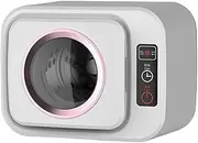 280W Small Compact Tumble Laundry Dryer for Home, Wall Mounted Drum Drying Machine, 1kg, Vented, Low Noise, Compact Tumble Dryer for Apartment,Home White