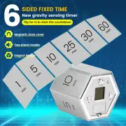 Pomodoro Timer 1/5/10/25/30/60min and Custom Countdown Flip Focus Timer Hexagon⇚