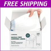 Convenient Disposable Commode Liners - 250 Medical-Grade Bags for Caregivers