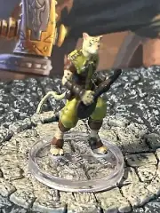 Tabaxi Minstrel D&D Miniature Dungeons Dragons Tomb of Annihilation 21a bard Z