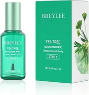 BREYLEE Blackhead Mask, BREYLEE Tea Tree Oil Blackhead Nose Pore Strips, Blackhead Removal Strips, nose strips for blackheads Deep Cleansing(17mL, 0.6 fl oz) (With 100 Pcs Strip Paper)
