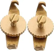 SUPVOX 2pcs Copper Fine Tuners for Erhu Portable Tuning Tool String Adjusters for Precise Pitch Control for Beginners Professionals Stable Easy Installation
