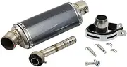 exhaust tip Universal 51mm Motorcycle Exhaust Muffler Motorcycle Replacement Exhaust Muffler Tail Throat(Type B2 370mm)