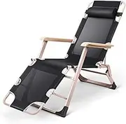 Zero Gravity Lounge Chair, Reclining Lounger Heavy Duty Folding Zero Gravity Chairs,Outdoor Beach Patio Reclining Lounge Chairs Garden Chairs Lounge Chair (Color : A) Comfortable Anniversary