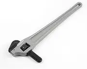 ADJUSTABLE OFFSET PIPE WRENCH HEAVY DUTY PLUMBING ALUMINUM ALLOY FOR PROS (24インチ)