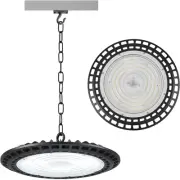 UFO LED High Bay Light, 200W LED Warehouse Light, 6000K LED Shop Light with 2...
