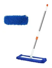 [SOGA] Flat Mop/Dust Pushing Set 80x12 cm in Blue