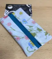 Pocket Tissue Holder Handbag SPRING FLOWER A Hankie Hankerchief Face Mask Holder