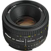 Nikon AF Nikkor 50mm f/1.8D Lens By FedEx