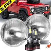 7" Round LED Headlights Combo Hi/Lo For Land Rover Range Rover Classic 1970-1995 (for: Land Rover)