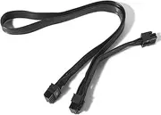 18AWG CPU Cable for EVGA, 70CM Male to Male PSU 8 Pin to 8 & 4+4 Pin EPS Cable for EVGA G+ G2 G3 G5 G6 GA GM GT P2 P3 P5 P6 P+ T2 Modular Power Supply (70cm+15cm)