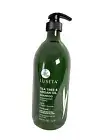 LUSETA Tea Tree & Argan Oil Shampoo Clarify Repair Formula Damage Oily Hair 33.8