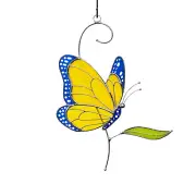 REAL Glass Art Stories Stained Glass Suncatcher Butterfly Modern Home Decor