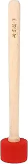Kisangel 1pc Bowl Stick Bowl Hammer Meditative Mallet Striker Meditation Singing Bowl for Sound Bowl Stick Silica Gel Red