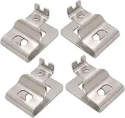 ABOOFAN 4pcs Key Belt Clip for Drill Tool Belt Stainless Steel Hook Cordless Drill Replacement