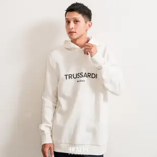 郵寄兵．現貨 TRUSSARDI JEANS TJ 男版 雙圓圈文字LOGO長袖 帽T