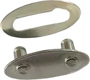 Frediuo Bike Quick Release Chain, Bike Chain Connector, Flexible Iron Reusable Bicycle Missing Link for Cycling Parts