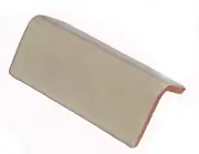 12 Trim Bullnose Mexican Molding Tile V-CAP OFF WHITE