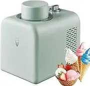 Kids Ice Cream Maker, 500ml Soft Serve Ice Cream Machine with 4 Modes, Keep Cold in 8H, Frozen Yogurt Machine with Detachable Paddle for Homemade Sorbet