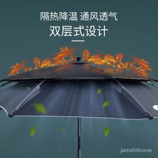 小鳳僊新款釣魚傘2.4米2.2米萬嚮防曬防雨大釣傘地插垂釣雨傘漁具 防風釣魚傘 五百萬傘 伍佰萬傘 遮陽傘 沙灘傘露營傘