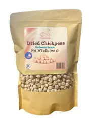 Eleganceinlife Dried ChickPeas Made in USA, Kosher 2lb (907g) Garbanzo Beans