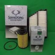 GENUINE SSANGYONG KORANDO SUV C200 SERIES 2.0 L TD FILTER PACK(OIL + AIR FILTER)
