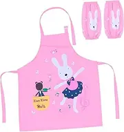 1 Set Children's Apron Waterproof Apron Overol para Niño Pink Apron Children Painting Apron Aprons for Kids Water Resistant Kids Aprons Bibs Clothing Clean Polyester