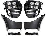 Fog Lights 12V Car LED White Fog Lmap Assembly Front Bumper Daytime Running Light Headlight For KIA For Sportage QL KX5 2016 2017 2018 Fog Light Lamp Assembly