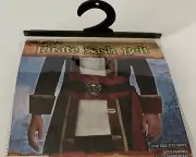 PIRATE SASH BELT Costume Accessory NEW 2pc OS Skull Medallion