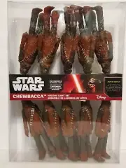 STAR WARS CHEWBACCA STRING HOLIDAY LIGHT SET OF 10 INDOOR / OUTDOOR NEW IN BOX