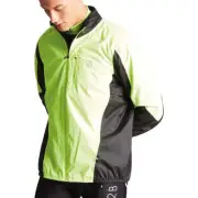 Dare2B Mediant Waterproof Mens Cycling Jacket Yellow Lightweight Bike Ride