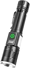 Generic 30W LED+COB High Power Flashlight USB Rechargeable Super Bright Flashlight Waterproof Powerful Flashlight for Camping Hiking