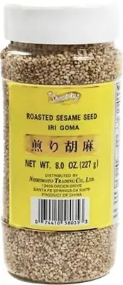 8oz Shirakiku Roasted White Sesame Seeds Iri Goma