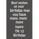 Best wishes on your birthday may you have many, many more Happy 12 TH Birthday: 12 th Birthday Lined Notebook/Journal /Gift 120 Blank Pages, 6x9 inche