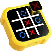 Handheld Electric Puzzle Game Console - Tic Tac Toe Game Educational Road Trip Activities for Kids - Board Games, Juegos para Niños - Ideal Birthday for Kids and Adults