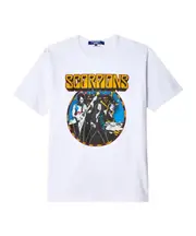 Junya Watanabe Graphic Printed Crewneck T-Shirt White