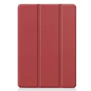 MCC iPad (A16) 11" 2025 Smart PU Leather Apple Case Cover iPad11 11th Gen Inch [Red Brown]