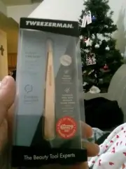 Tweezerman Slant Tweezers Gold NIB Carbon Neutral Best Tweezers On The Market